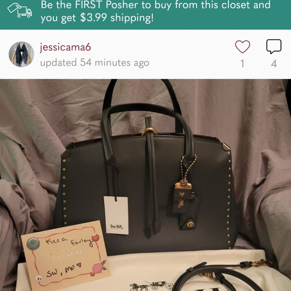 Coach Cooper Carryall, ITS MINE &HAS BEEN DUPLICATED VIA SCAMMERS
